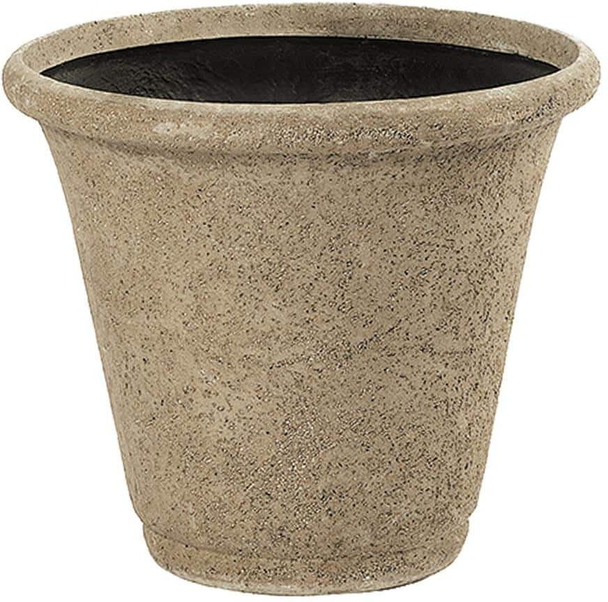 CHG CLASSIC HOME & GARDEN Andover 18 in. Natural LavaStone Planter