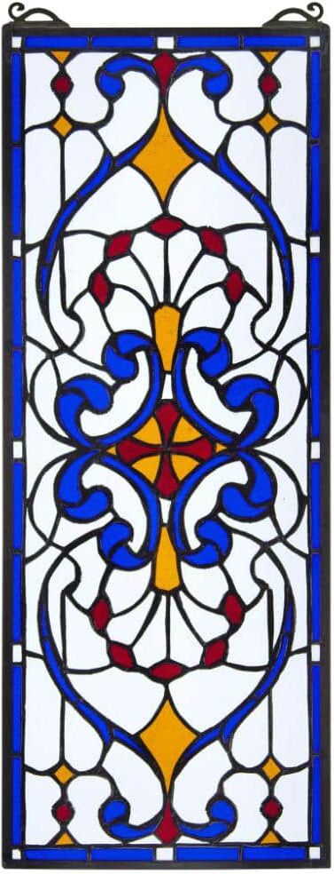 Design Toscano Hyde Street Tiffany-Style Stained Glass Window Panel