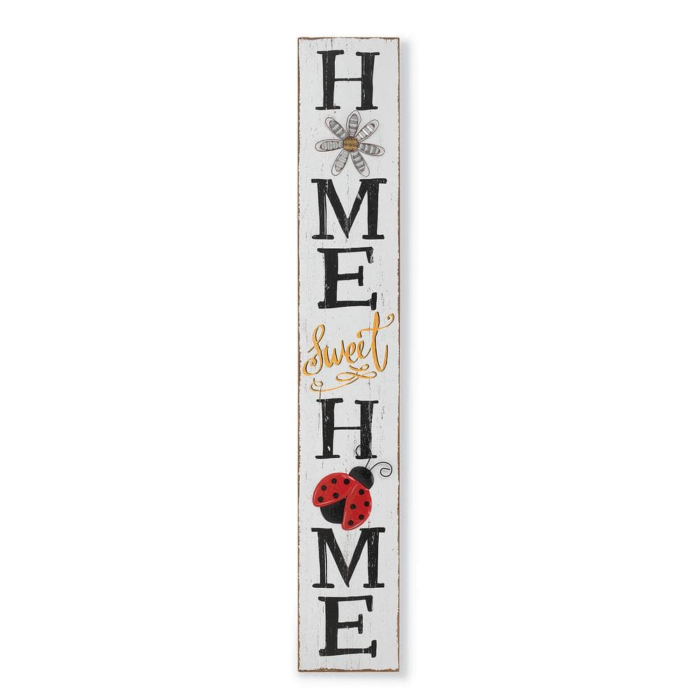 GERSON INTERNATIONAL 59 in. H Wood Home Sweet Home Decorative Sign