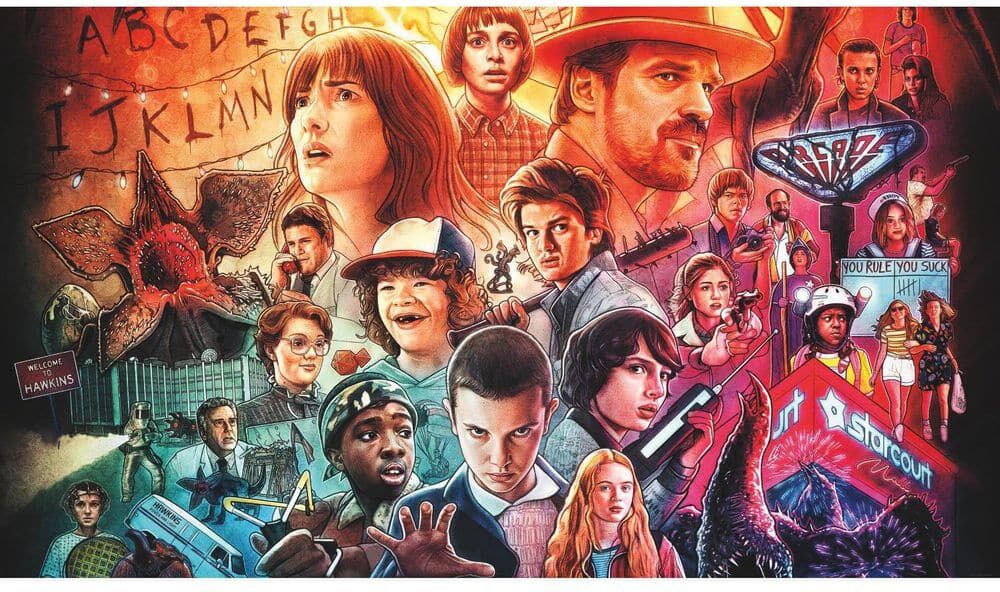 RoomMates Netflix Stranger Things Wall Mural Wall Mural