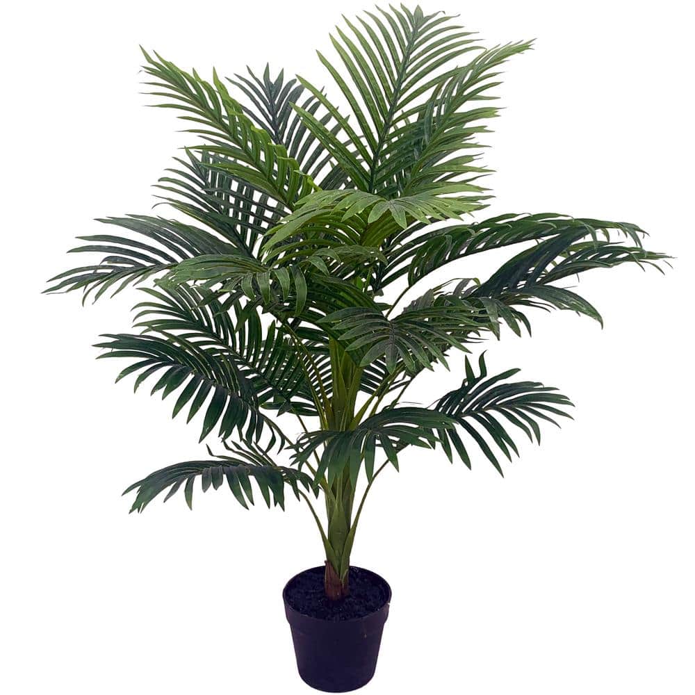 LCG SALES INC Artificial 38-inch Palm Tree in Pot
