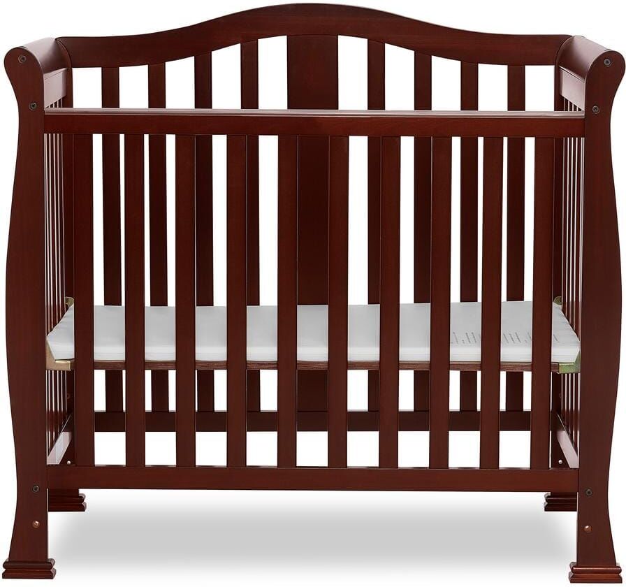 Dream On Me Naples 4-in-1 Espresso Convertible Mini Crib