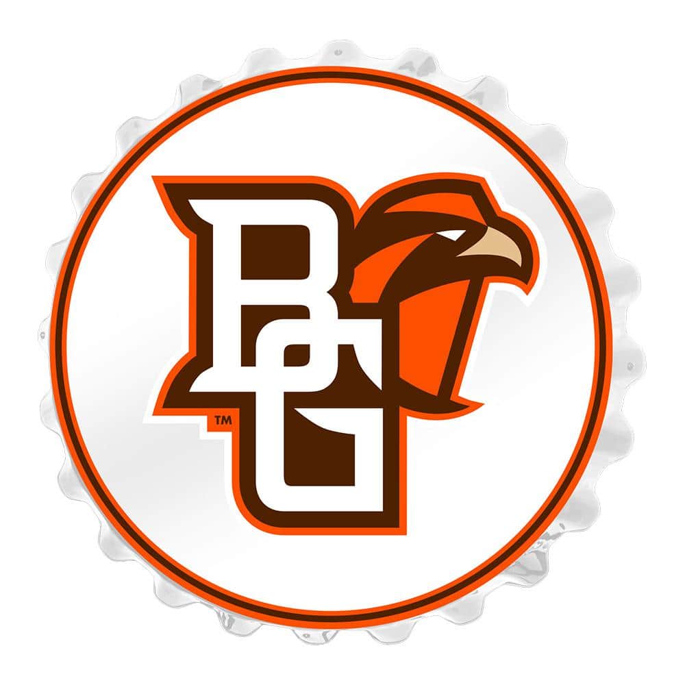 The Fan-Brand 19 in. Bowling Green Falcons Plastic Bottle Cap Decorative Sign