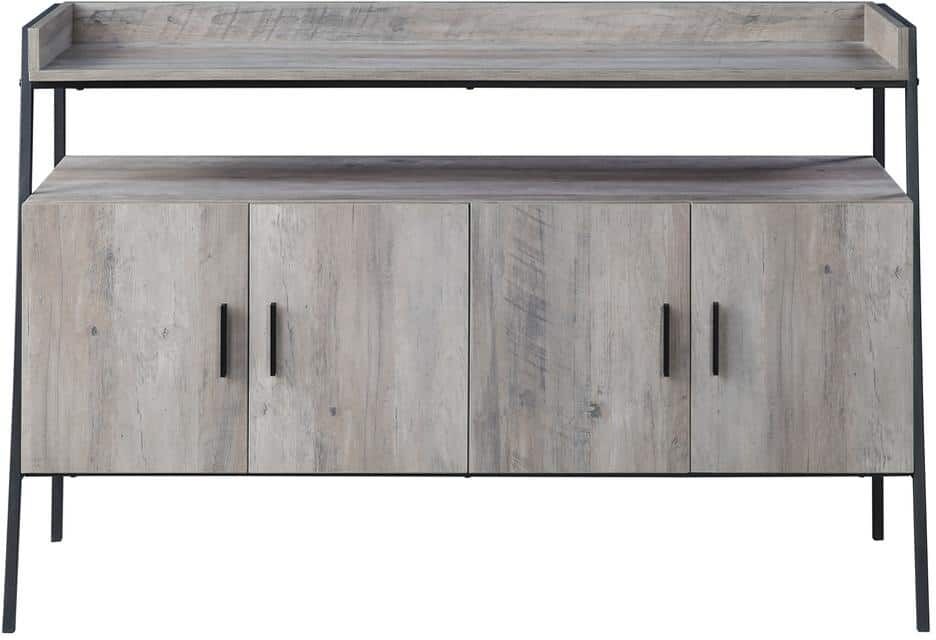 Z-joyee 52 in. Gray Oak TV Stand Fits TV's up to 50 in.