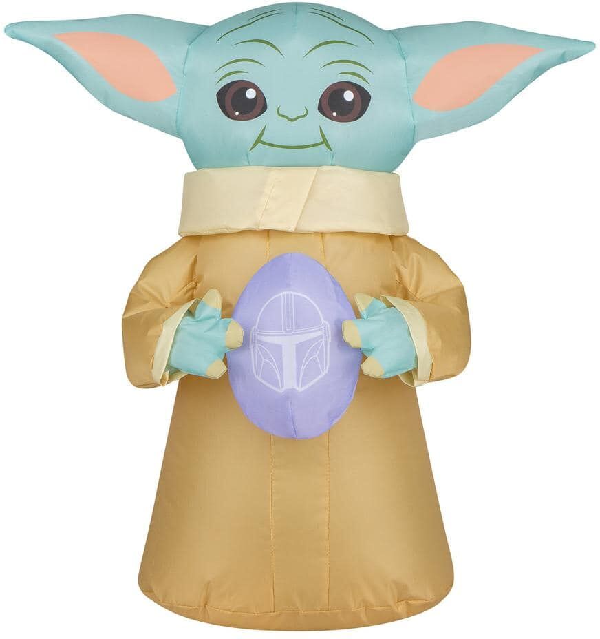 National Tree Company 18 in. Inflatable Easter Baby Yoda