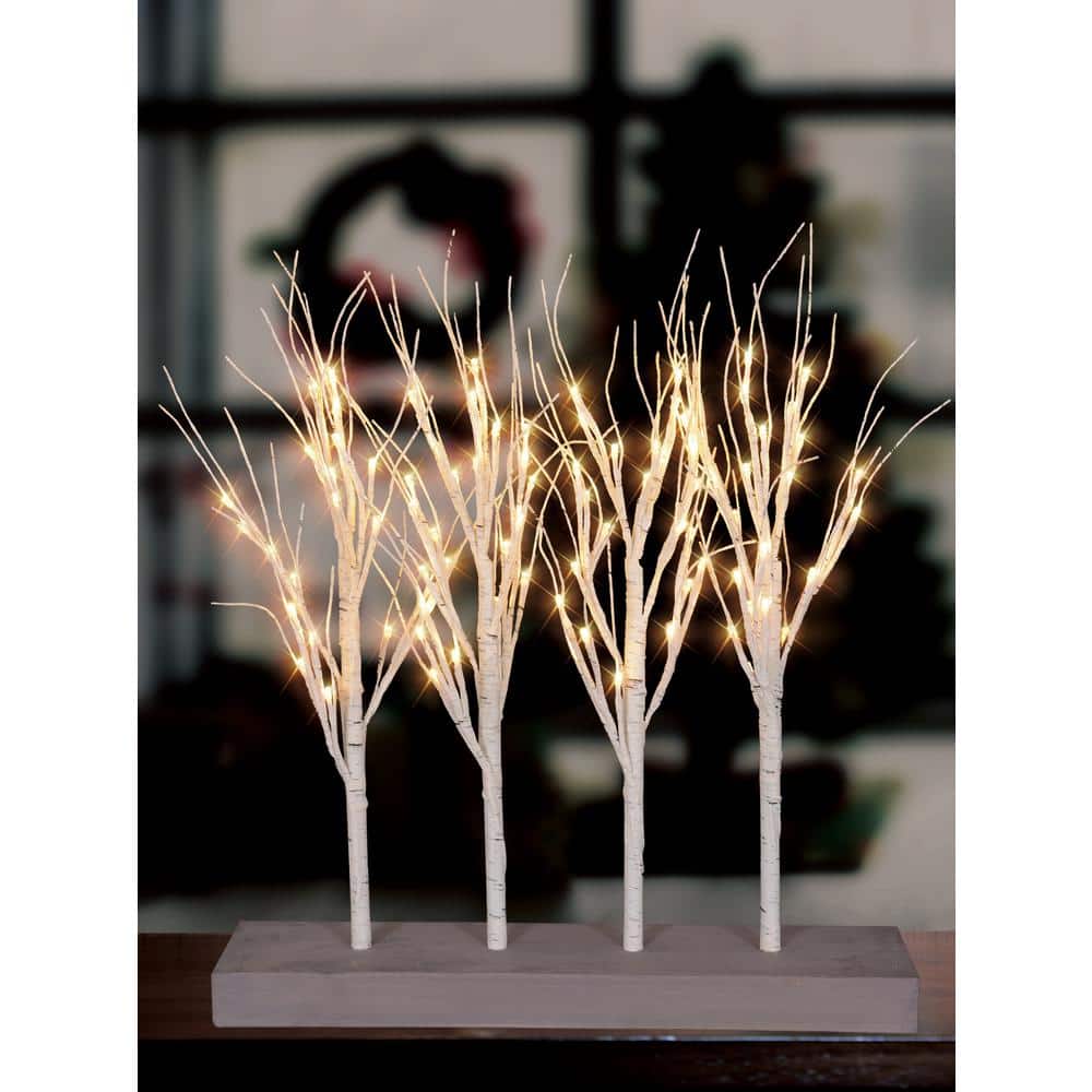 Northlight Artificial 19.5" LED Battery Operated Warm White Cluster Tree
