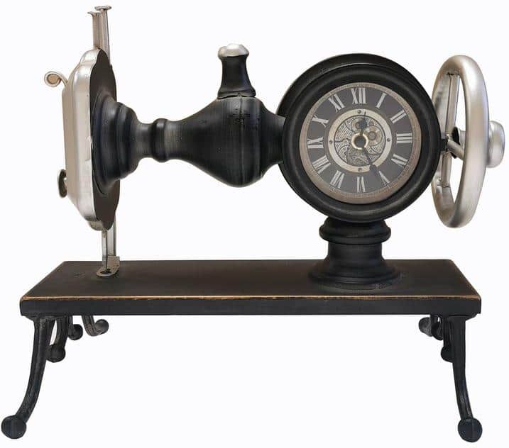 Peterson Artwares SEWING MACHINE Table Clock