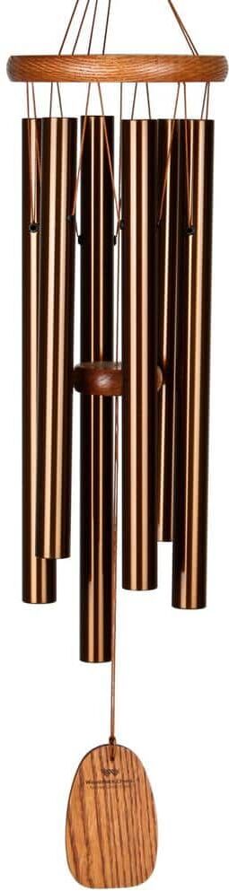 WOODSTOCK CHIMES Signature Collection, Amazing Grace Chime, Medium 24 in. Bronze Wind Chime