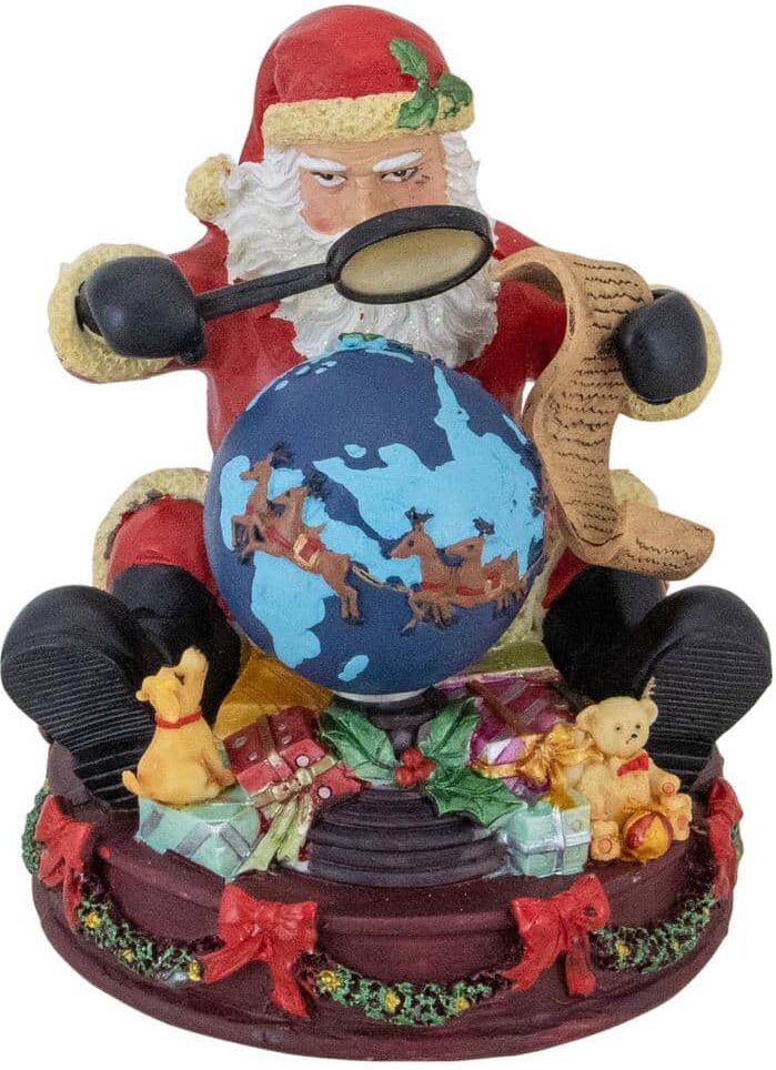 Northlight 5 .7 5 " Musical Santa Claus Checking His List Christmas Figure