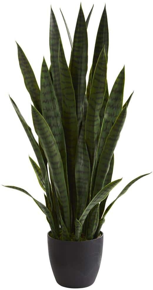 Nearly Natural Indoor 38 in. Sansevieria Artificial Plant