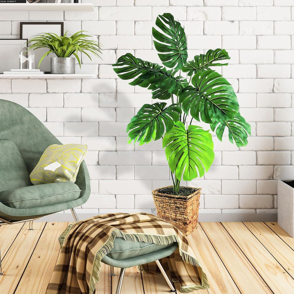 LCG SALES 40-Inch Monstera in Square Basket