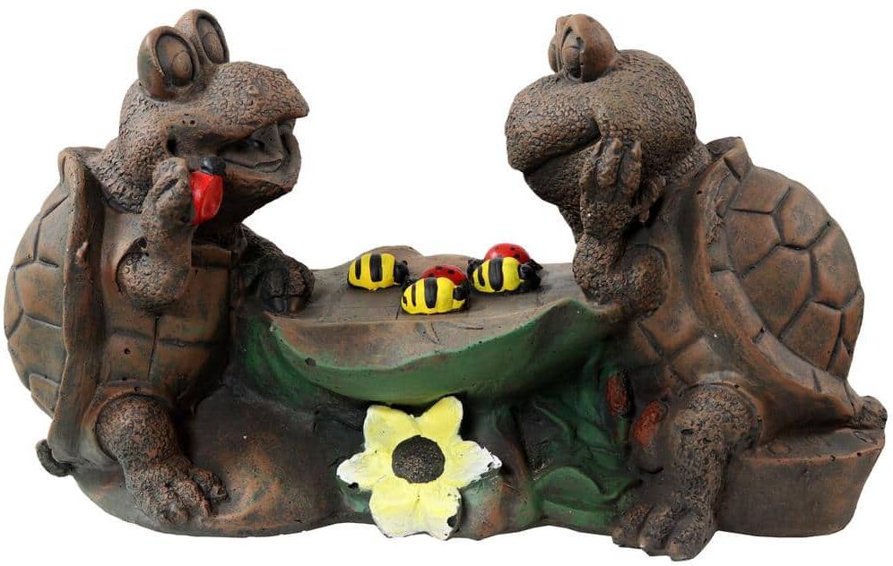 Sunnydaze Decor Sunnydaze Tic Tac Toe Turtles Garden Statue