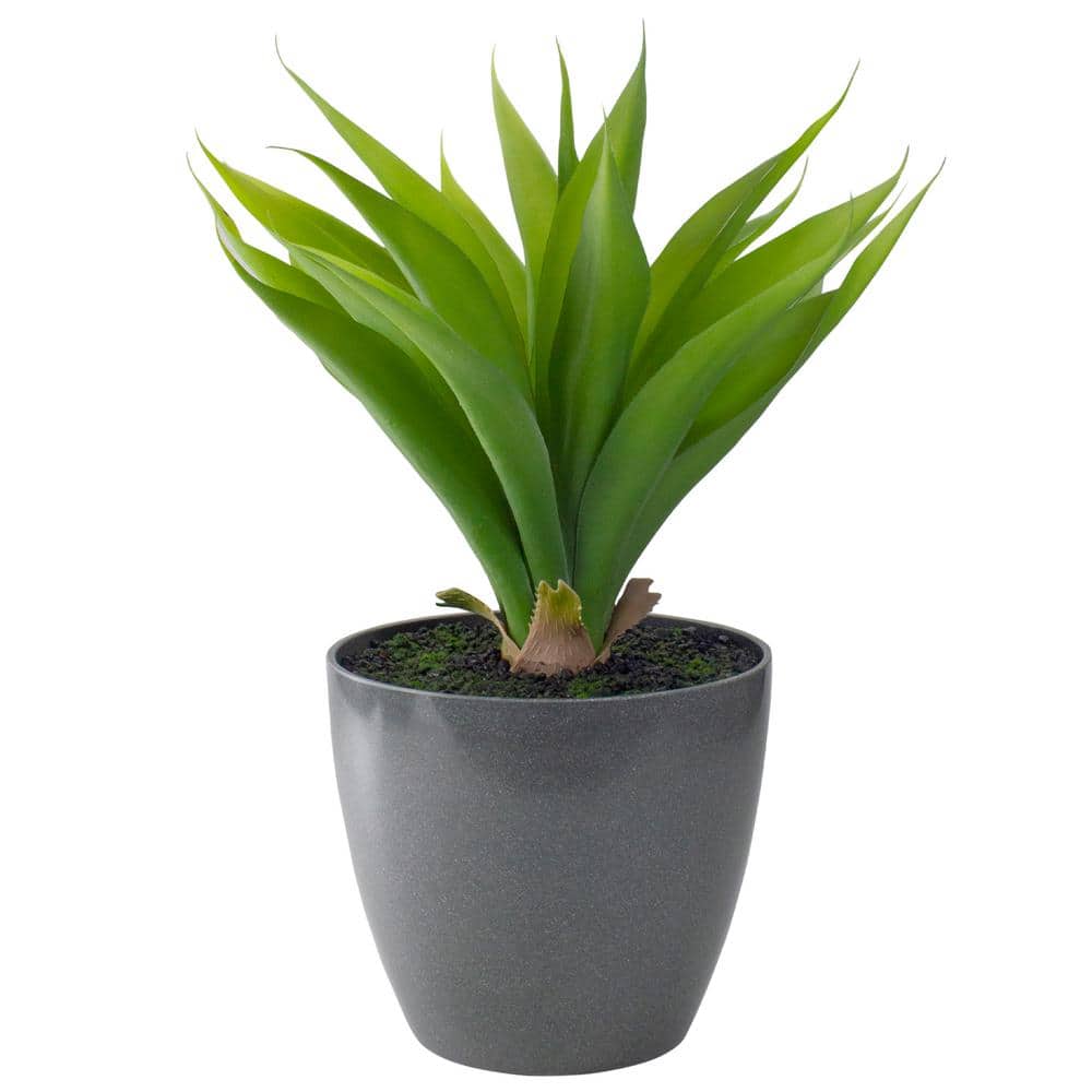Northlight 22 in. Potted Green Artificial Agave Plant