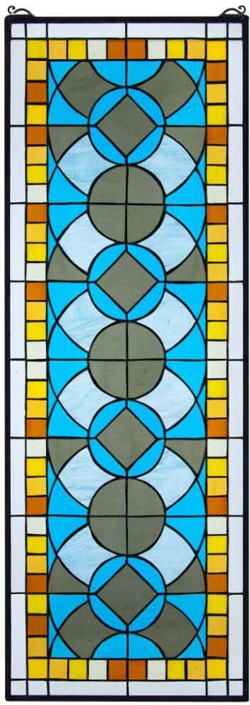 Design Toscano Boundless Rhythm Tiffany-Style Stained Glass Window Panel