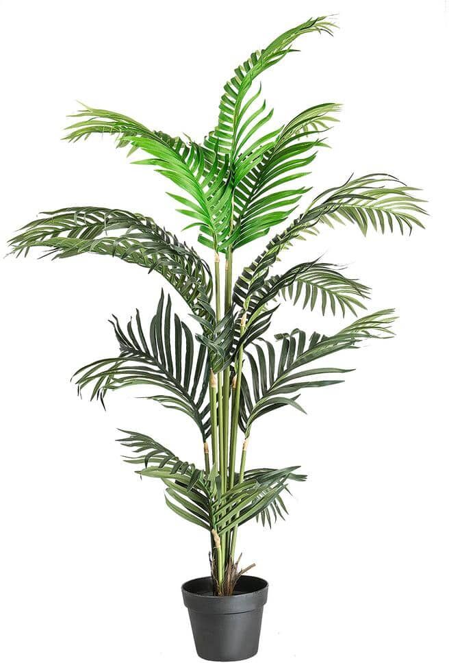 LCG SALES INC Artificial 56-inch Palm Tree in a Pot