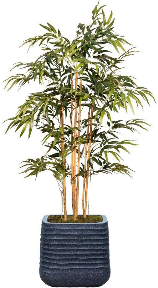 Vintage Home Artificial Faux Bamboo Tree 60'' Large Fake Plant Real Touch with Eco Planter