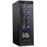 Schmecke 12-Bottle Wine Cooler, Large Cellar Cooling Unit in Black, Freestanding Wine Fridge with Lock