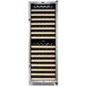 Whynter 164-Bottle Built In Stainless Steel Dual Zone Compressor Wine Cooler with Display Rack and LED Display