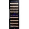 Smith & Hanks 166-Bottle Dual Glass Built in Wine Cooler