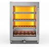 Thor 24 in. Single Zone 45-Wine Bottles Wine Cooler in Stainless Steel with Left Swing Door and Amber LED Interior Backlight