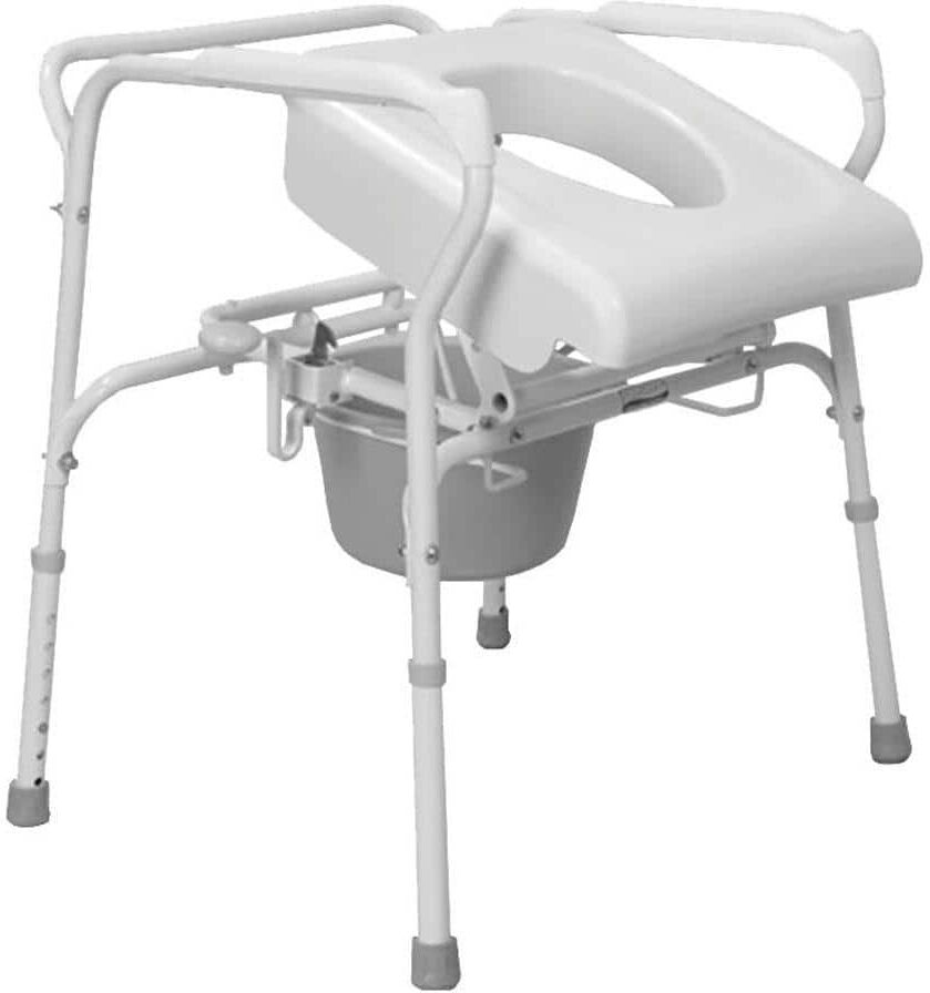 Carex Health Brands Bedside Commode with Uplift Assist