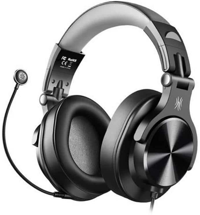 OneOdio Computer Gaming Wired Over Ear Headset with Detachable Microphone