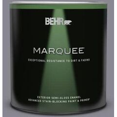 BEHR MARQUEE 1 qt. #N550-5 Box Office Semi-Gloss Enamel Exterior Paint & Primer