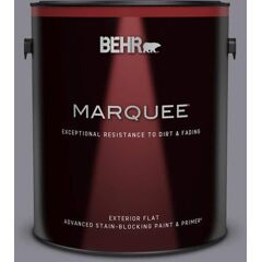 BEHR MARQUEE 1 gal. #N550-5 Box Office Flat Exterior Paint & Primer