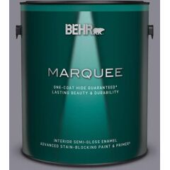 BEHR MARQUEE 1 gal. #N550-5 Box Office One-Coat Hide Semi-Gloss Enamel Interior Paint & Primer