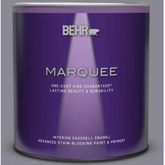 BEHR MARQUEE 1 qt. #N550-5 Box Office One-Coat Hide Eggshell Enamel Interior Paint & Primer