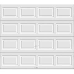 Clopay Classic Steel Short Panel 9 ft x 7 ft Insulated 6.5 R-Value  White Garage Door without Windows