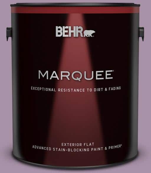 BEHR MARQUEE 1 gal. #670D-5 Garden Flower Flat Exterior Paint & Primer