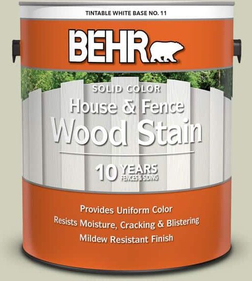 BEHR 1 gal. #S360-2 Breathe Solid Color House and Fence Exterior Wood Stain