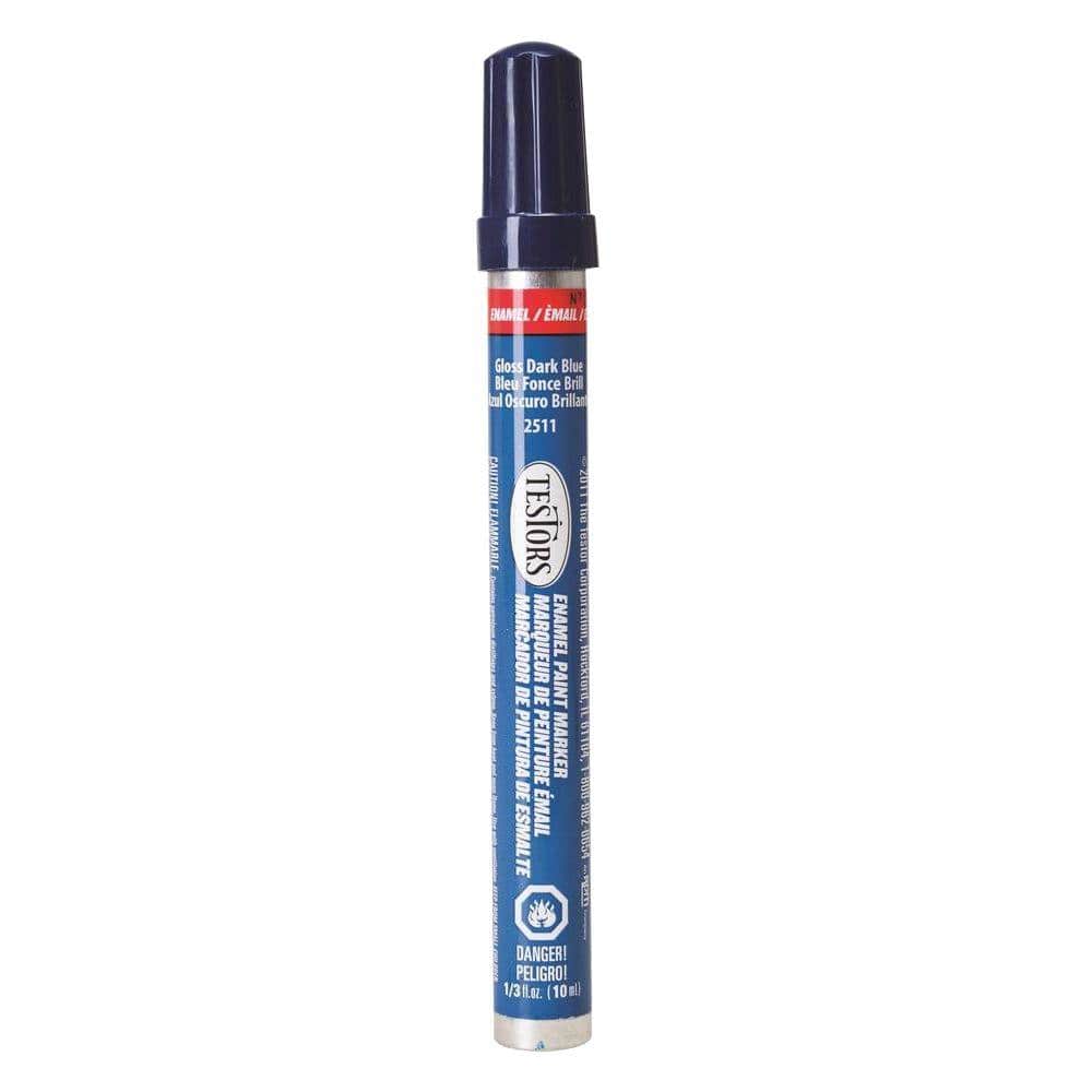 Testors Gloss Dark Blue Enamel Paint Marker (6-Pack)