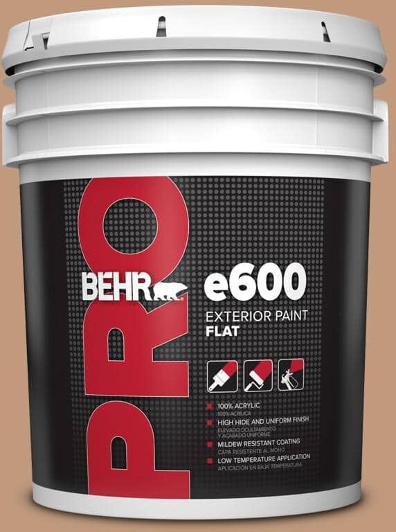 BEHR PRO 5 gal. #PPU3-12 Egyptian Pyramid Flat Exterior Paint