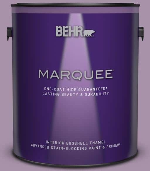 BEHR MARQUEE 1 gal. #670D-5 Garden Flower Eggshell Enamel Interior Paint & Primer