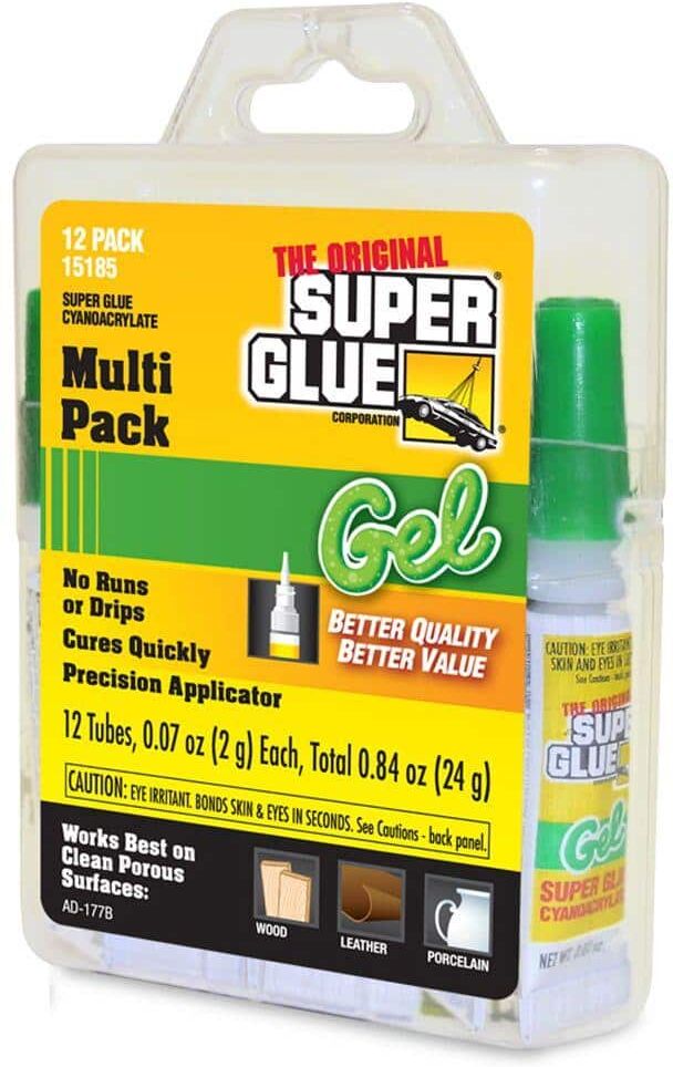 Super Glue 0.07 oz.  Gel (Six 12-Packs)