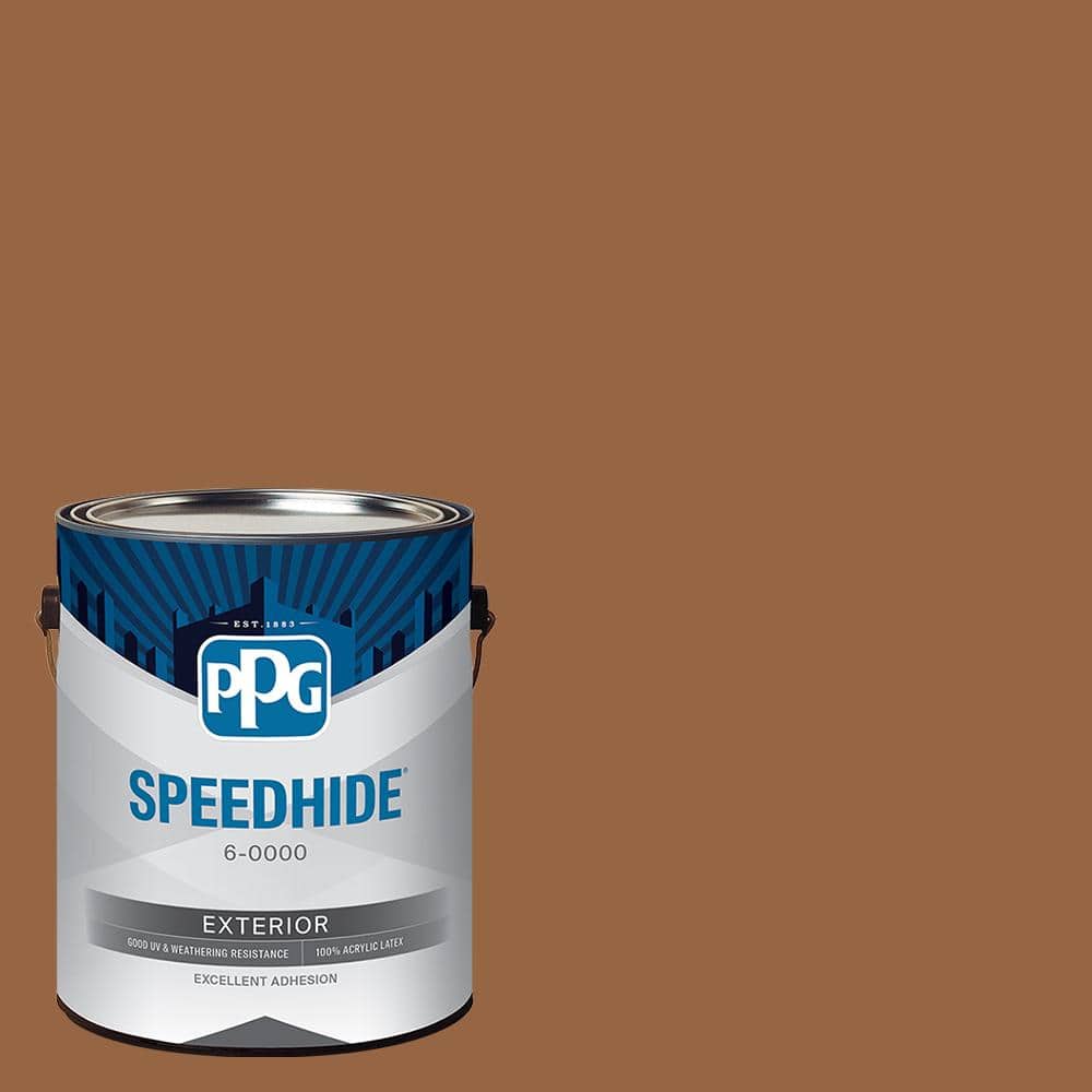 SPEEDHIDE 1 gal. PPG1070-7 Cinnamon Stick Flat Exterior Paint