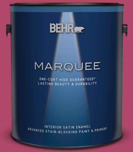 BEHR MARQUEE 1 gal. Home Decorators Collection #HDC-SM16-04 Bing Cherry Pie Satin Enamel Interior Paint & Primer