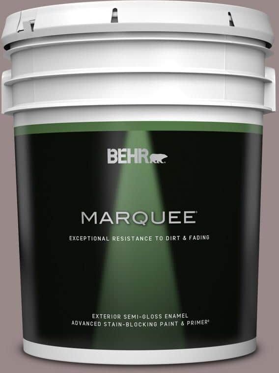 BEHR MARQUEE 5 gal. #MQ1-37 Fashion Week Semi-Gloss Enamel Exterior Paint & Primer