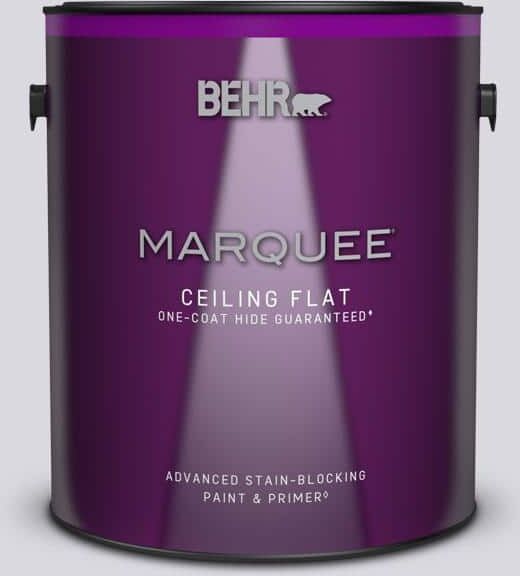 BEHR MARQUEE 1 gal. #MQ3-30 Petal Tip One-Coat Hide Ceiling Flat Interior Paint & Primer