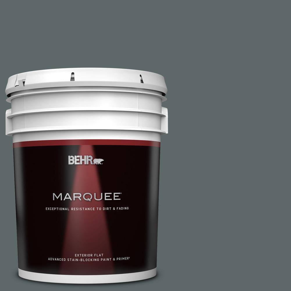 BEHR MARQUEE 5 gal. #PPU25-20 Le Luxe Flat Exterior Paint & Primer
