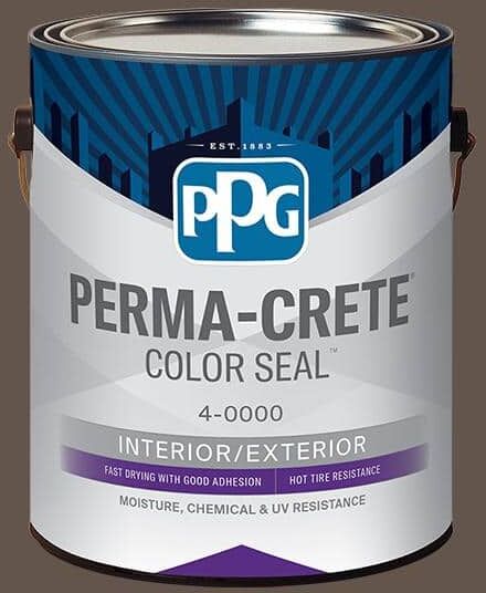 Perma-Crete Color Seal 1 gal. PPG1076-7 Ground Coffee Satin Concrete Interior/Exterior Stain