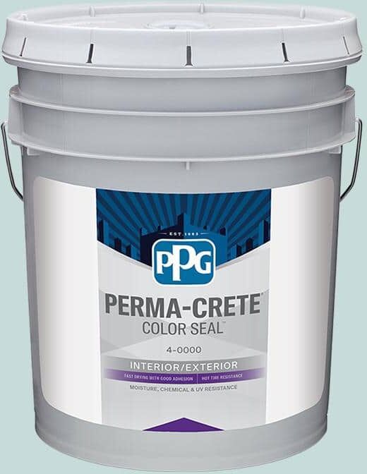 Perma-Crete Color Seal 5 gal. PPG1146-3 Julep Green Satin Interior/Exterior Concrete Stain