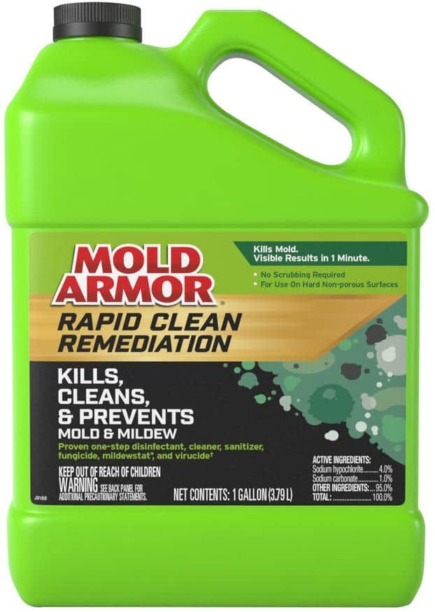 Mold Armor 1 Gal. Rapid Clean Remediation, Kills, Cleans and Prevents Mold and Mildew