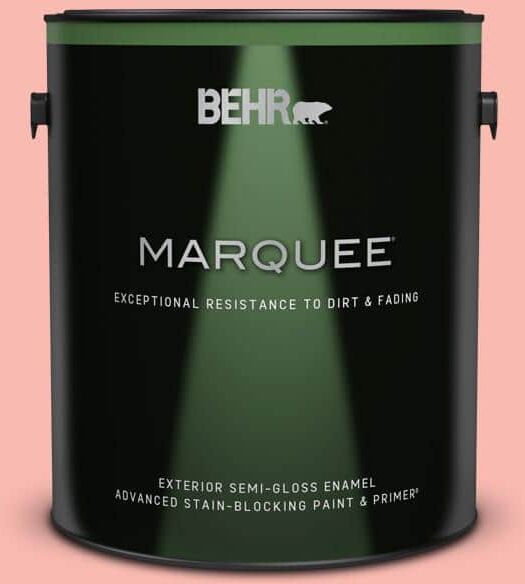 BEHR MARQUEE 1 gal. #150A-3 Mixed Fruit Semi-Gloss Enamel Exterior Paint & Primer