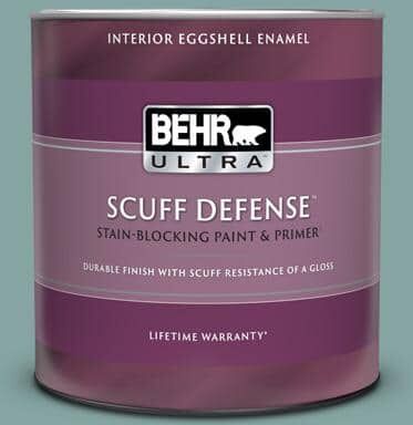 BEHR ULTRA 1 qt. #PPU13-08 Venus Teal Extra Durable Eggshell Enamel Interior Paint & Primer