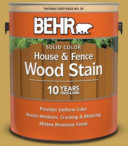 BEHR 1 gal. #PPU6-18 Lemongrass Solid Color House and Fence Exterior Wood Stain