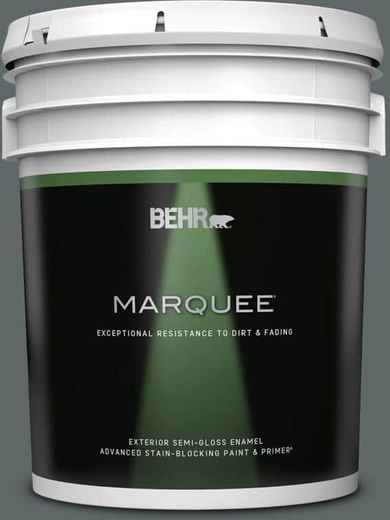 BEHR MARQUEE 5 gal. #PPU25-20 Le Luxe Semi-Gloss Enamel Exterior Paint & Primer