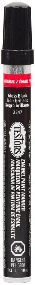 Testors Gloss Black Enamel Paint Marker (6-Pack)